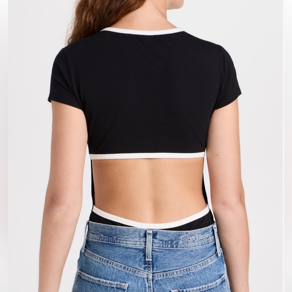 Reformation Alma Knit Thong Bodysuit